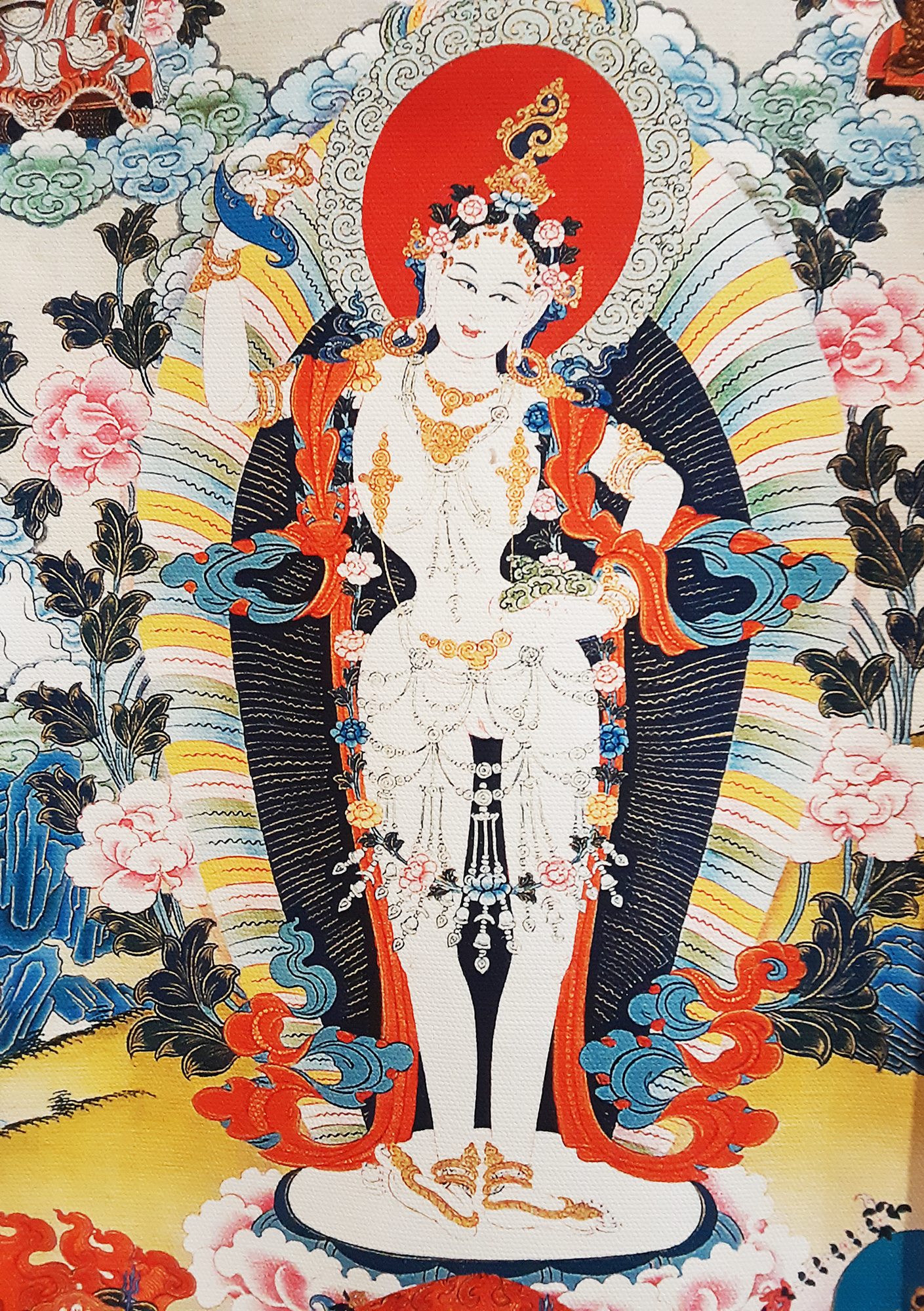 Khandro T'huk T'hik (Yeshe Tsogyal) Print Thangka