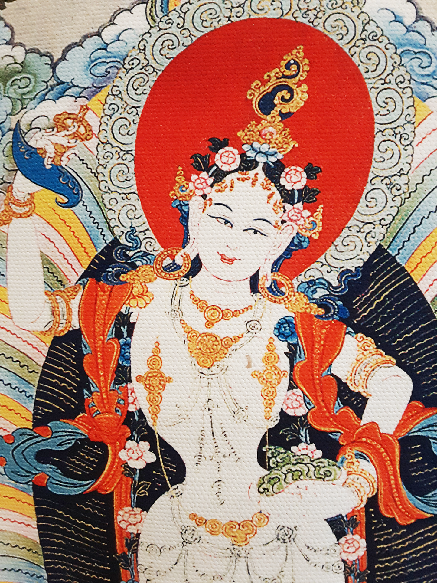 Khandro T'huk T'hik (Yeshe Tsogyal) Print Thangka