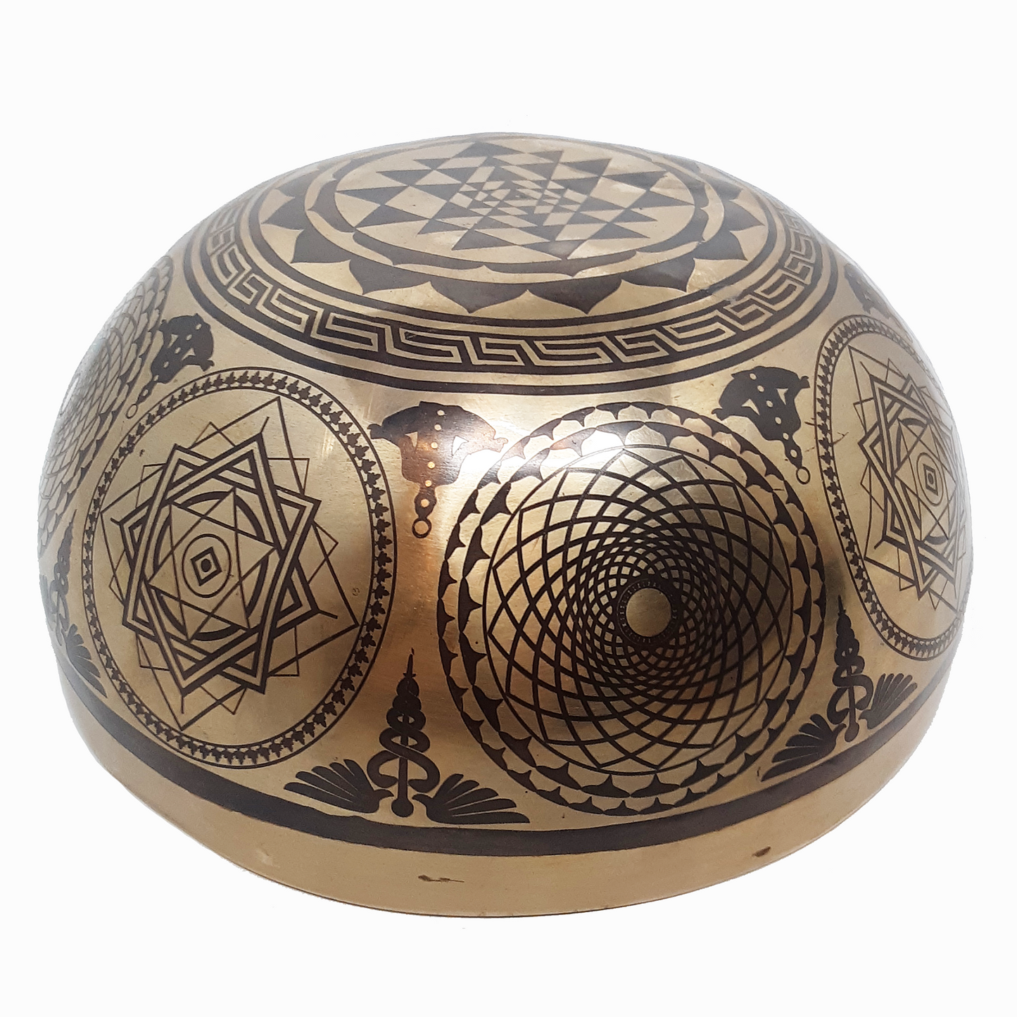 Singing Bowl 7.75" Sacred Geometry