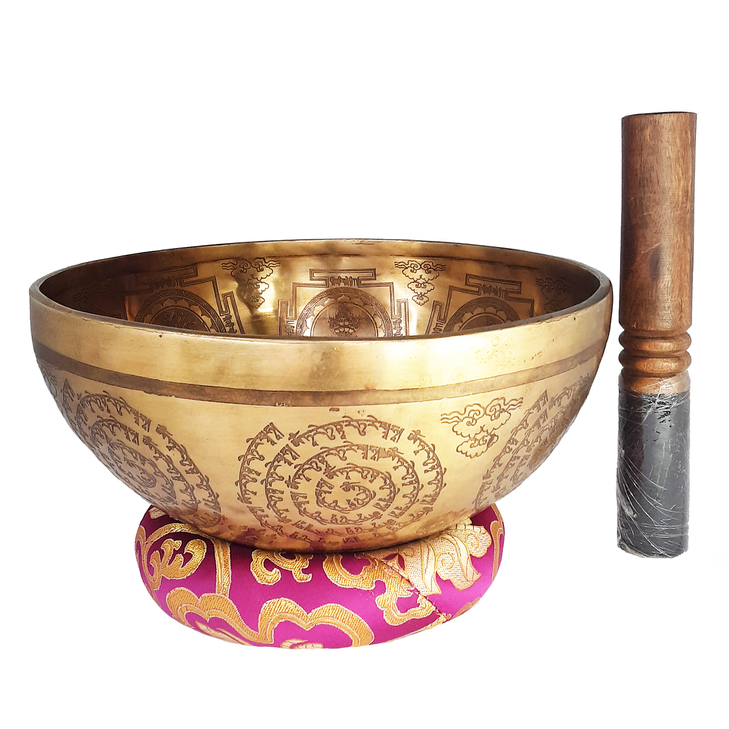 Singing Bowl, Green Tara, 9.25"