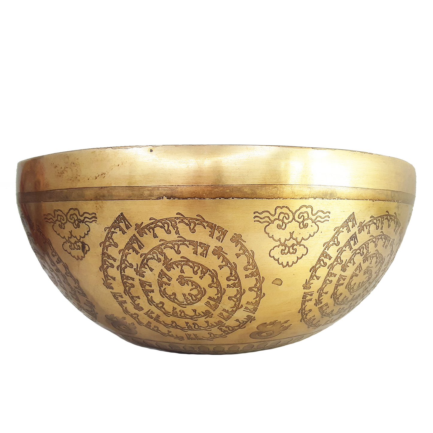 Singing Bowl, Green Tara, 9.25"