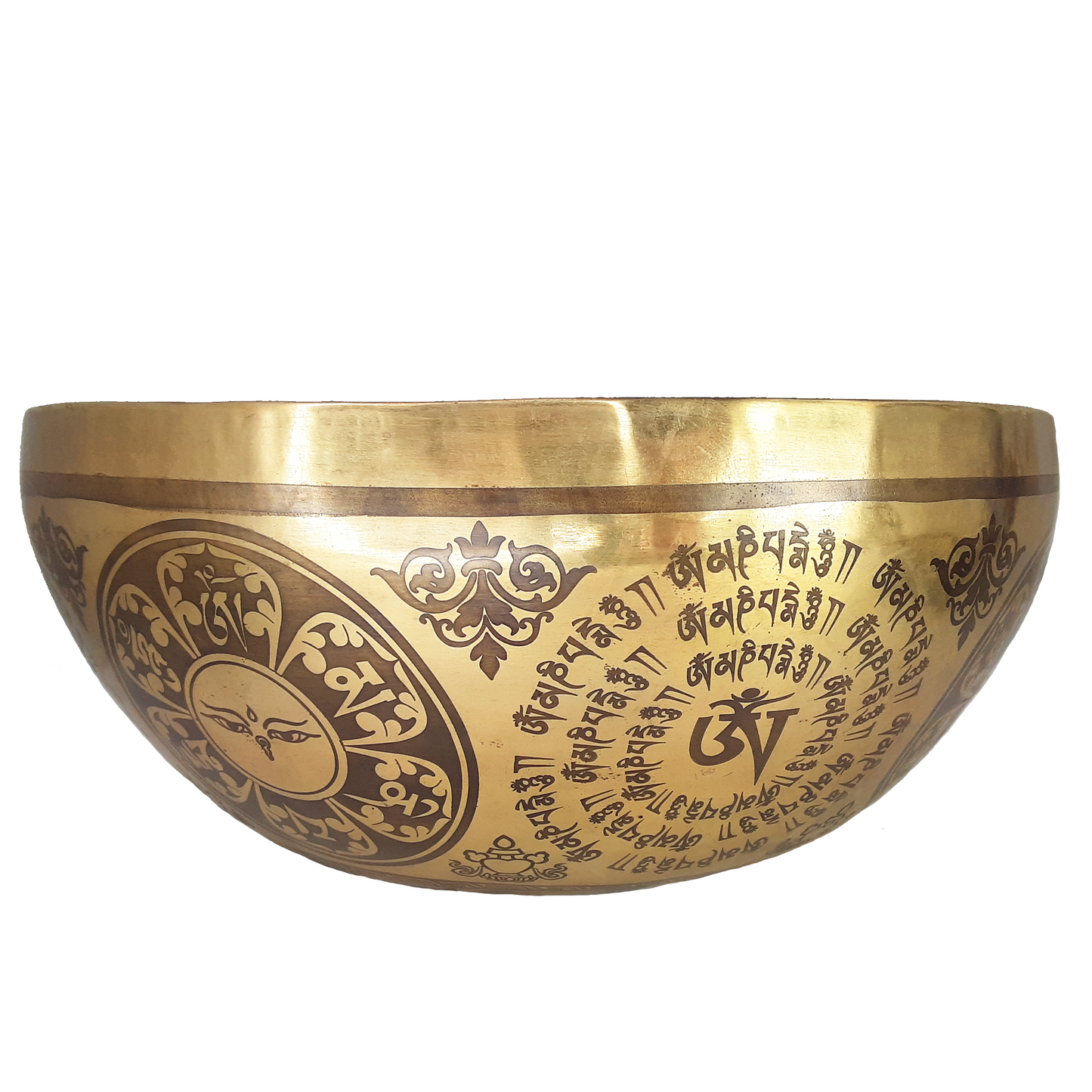 Singing Bowl, White Tara, 10.65"