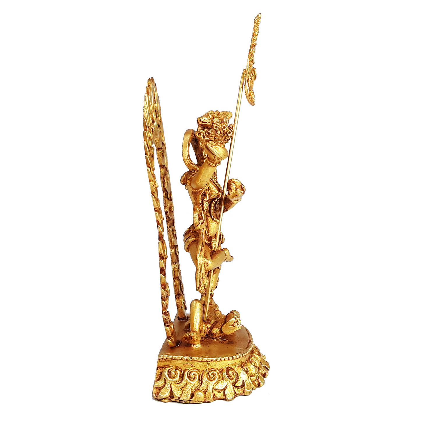 Vajravarahi Statue Gold Gilded 3.75"