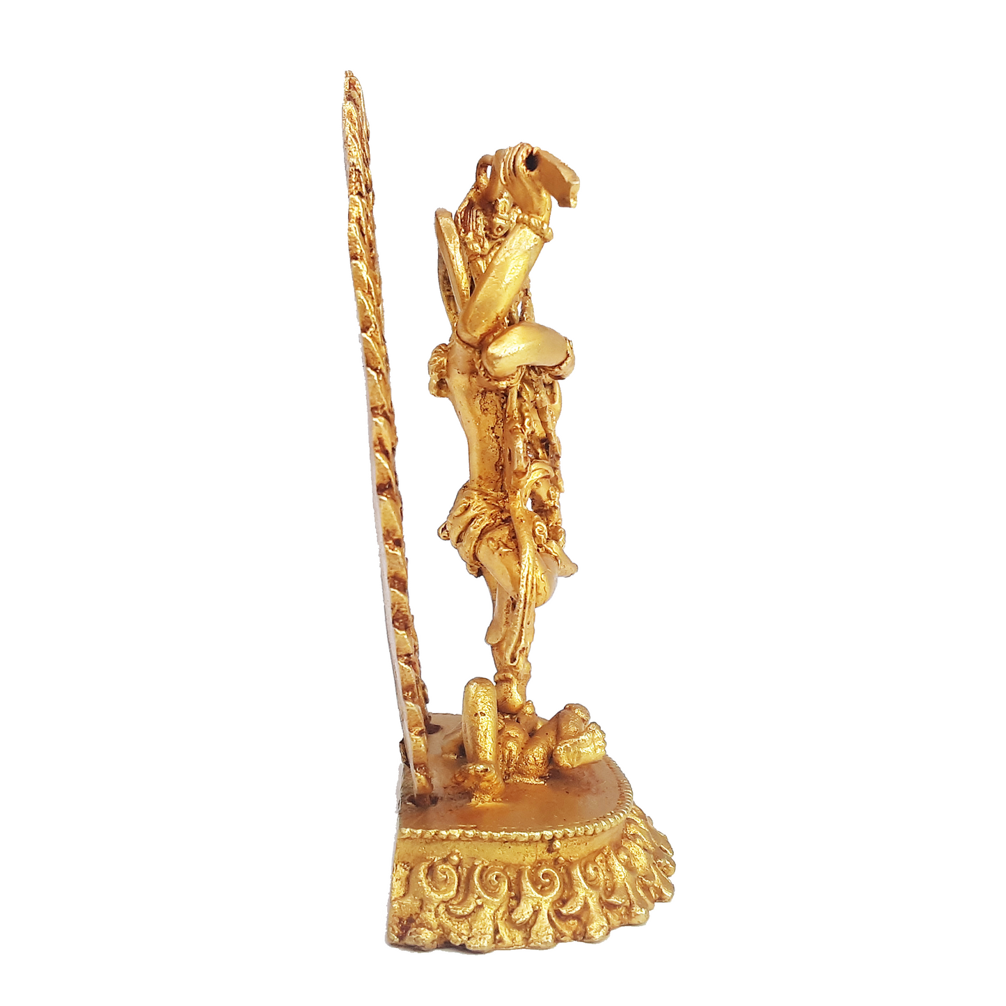 Kurukulle Statue Gold Gilded 3.75"