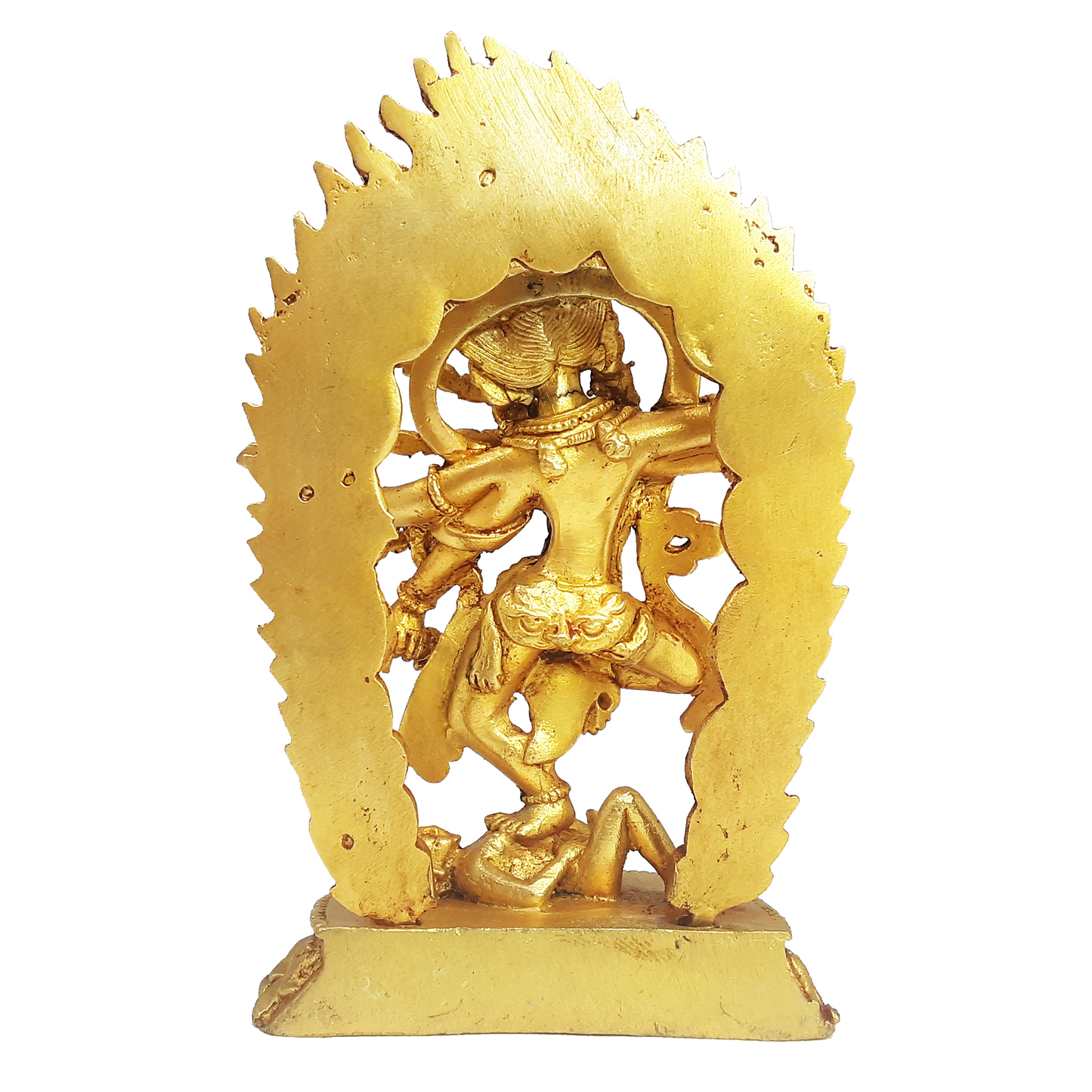 Kurukulle Statue Gold Gilded 3.75"