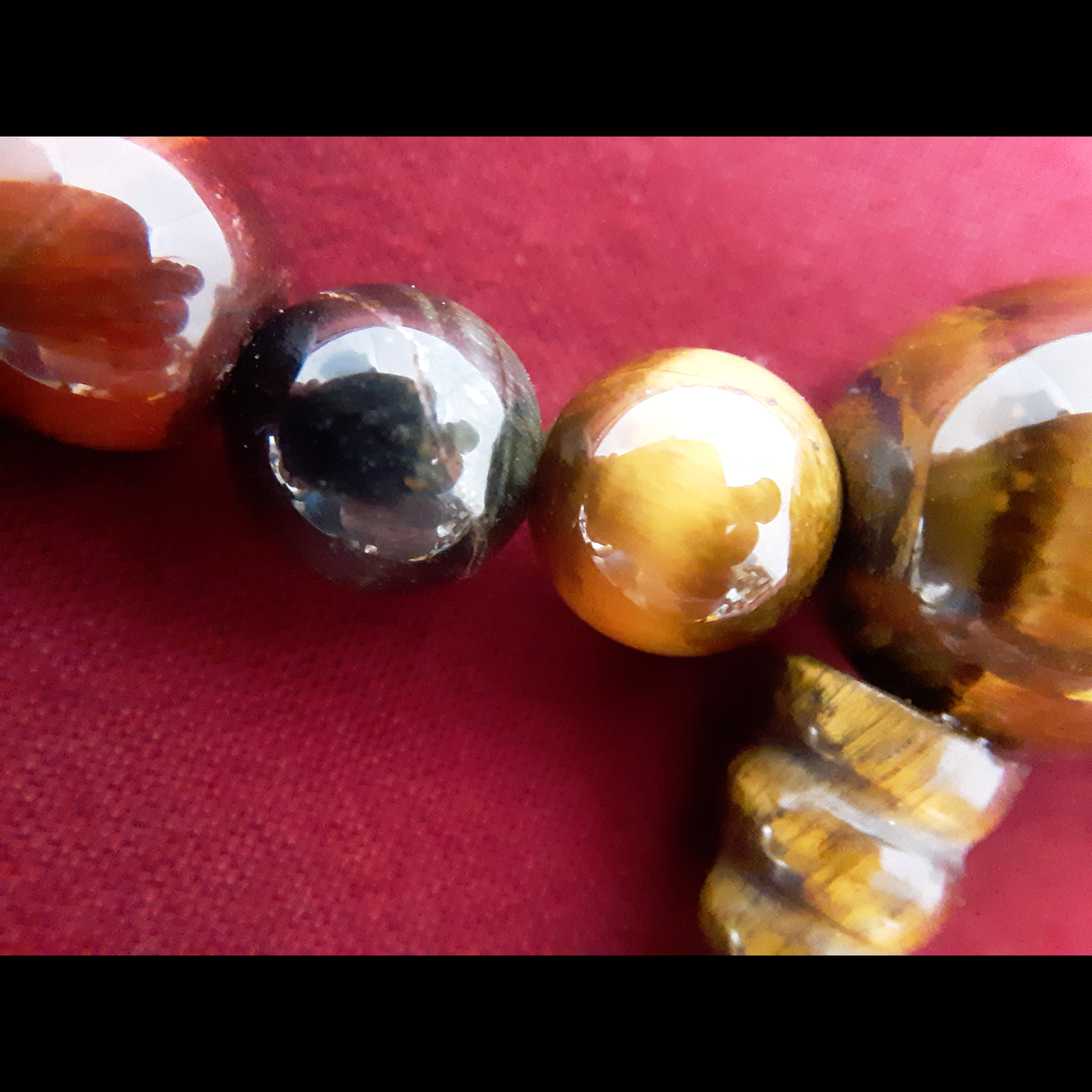 Mala, Mixed Tiger's Eye 8mm