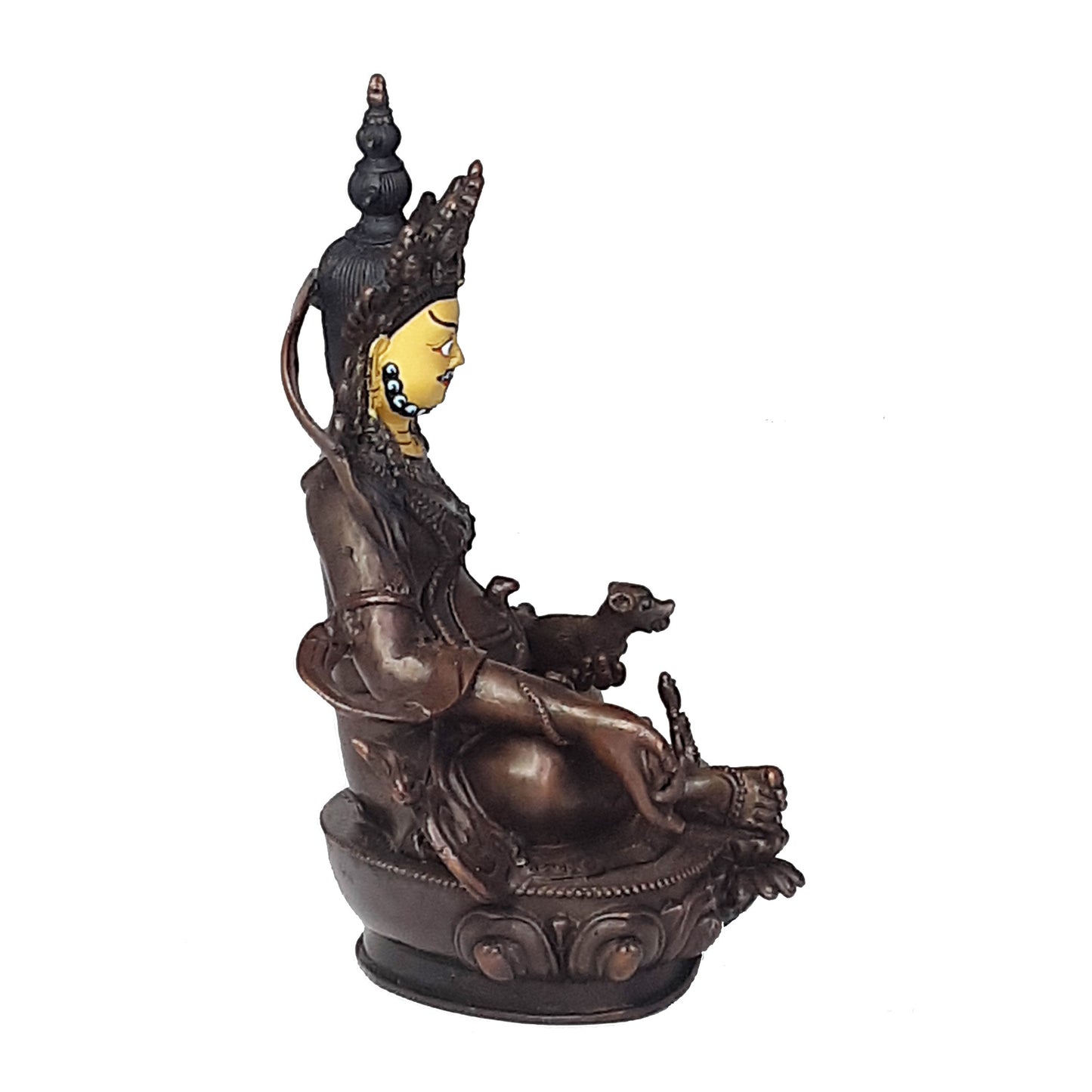 Bronze Dzambhala Statue 4.5"