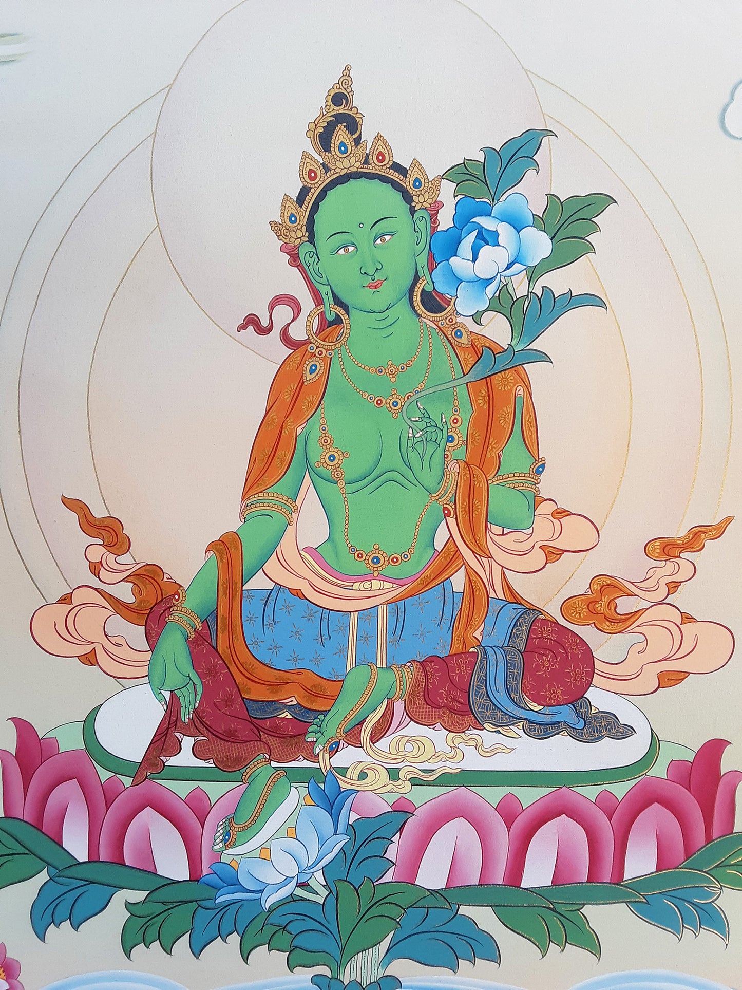 Green Tara Thangka