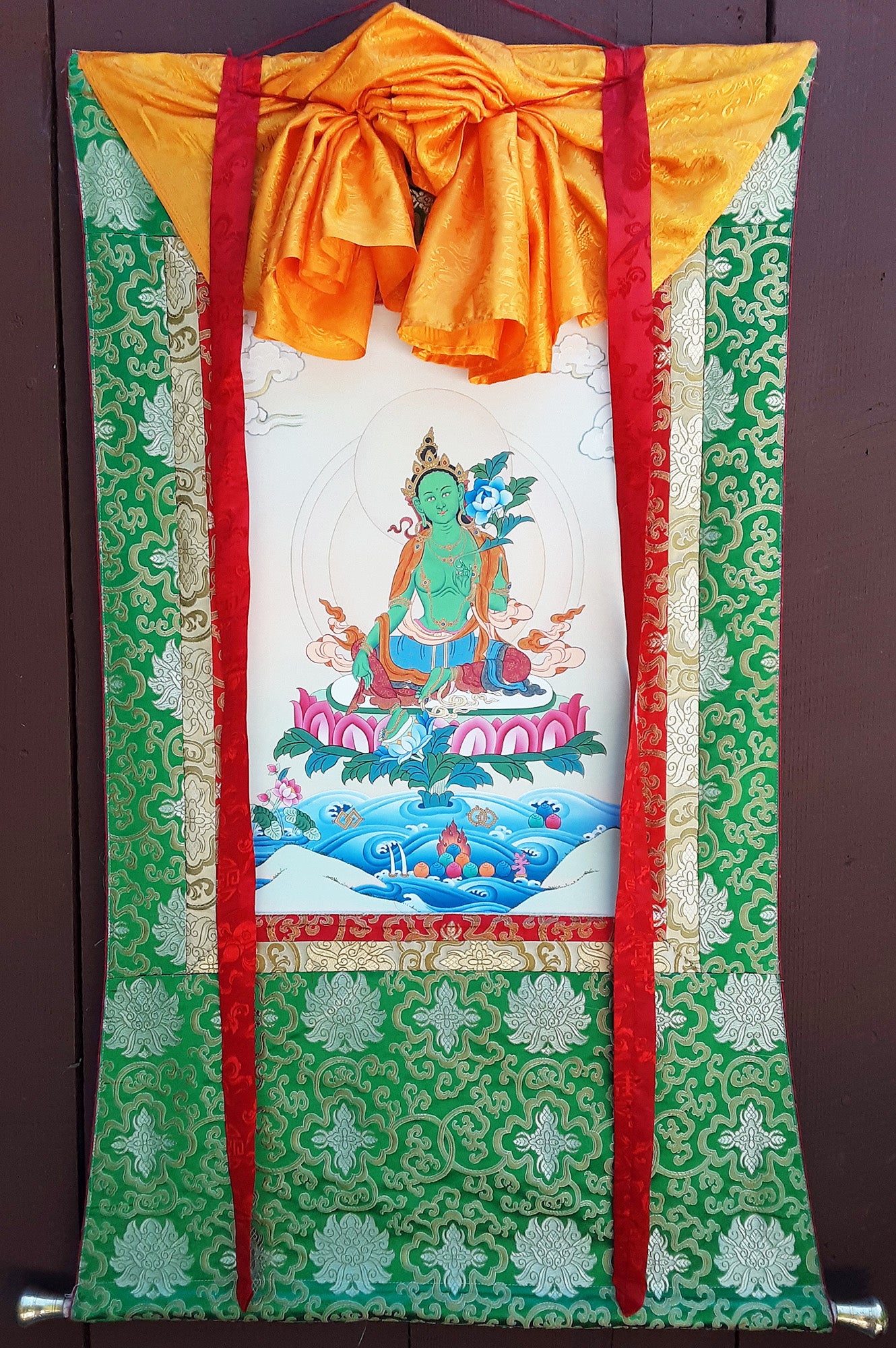 Green Tara Thangka