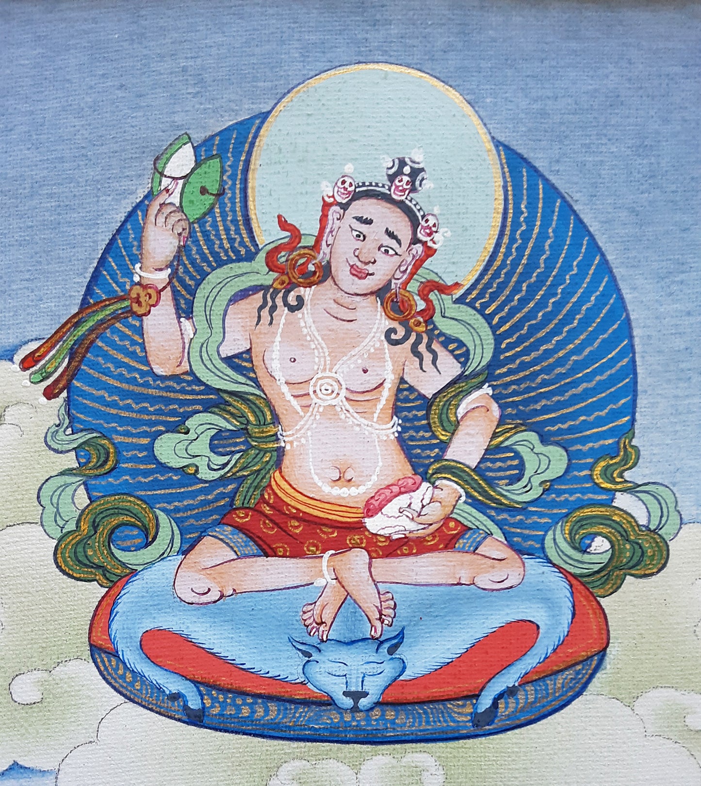 Red Chenrezig Thangka