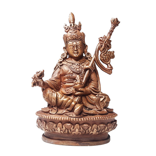 Mini Copper Guru Rinpoche Statue 2.75"