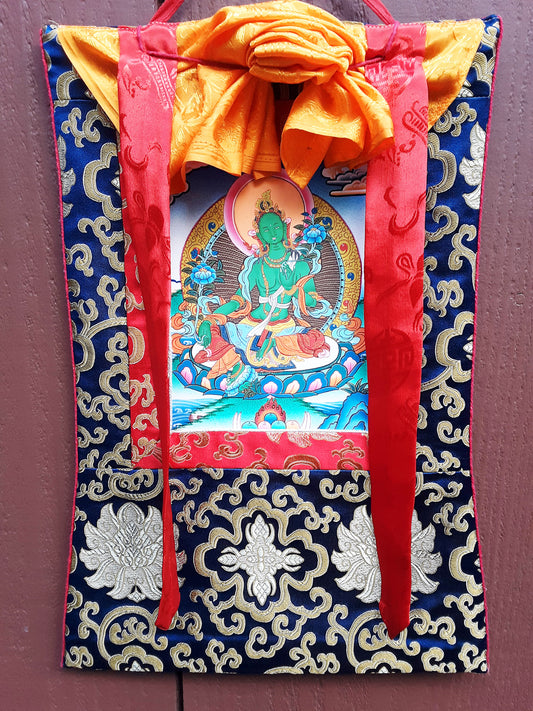 Green Tara Thangka (SM)