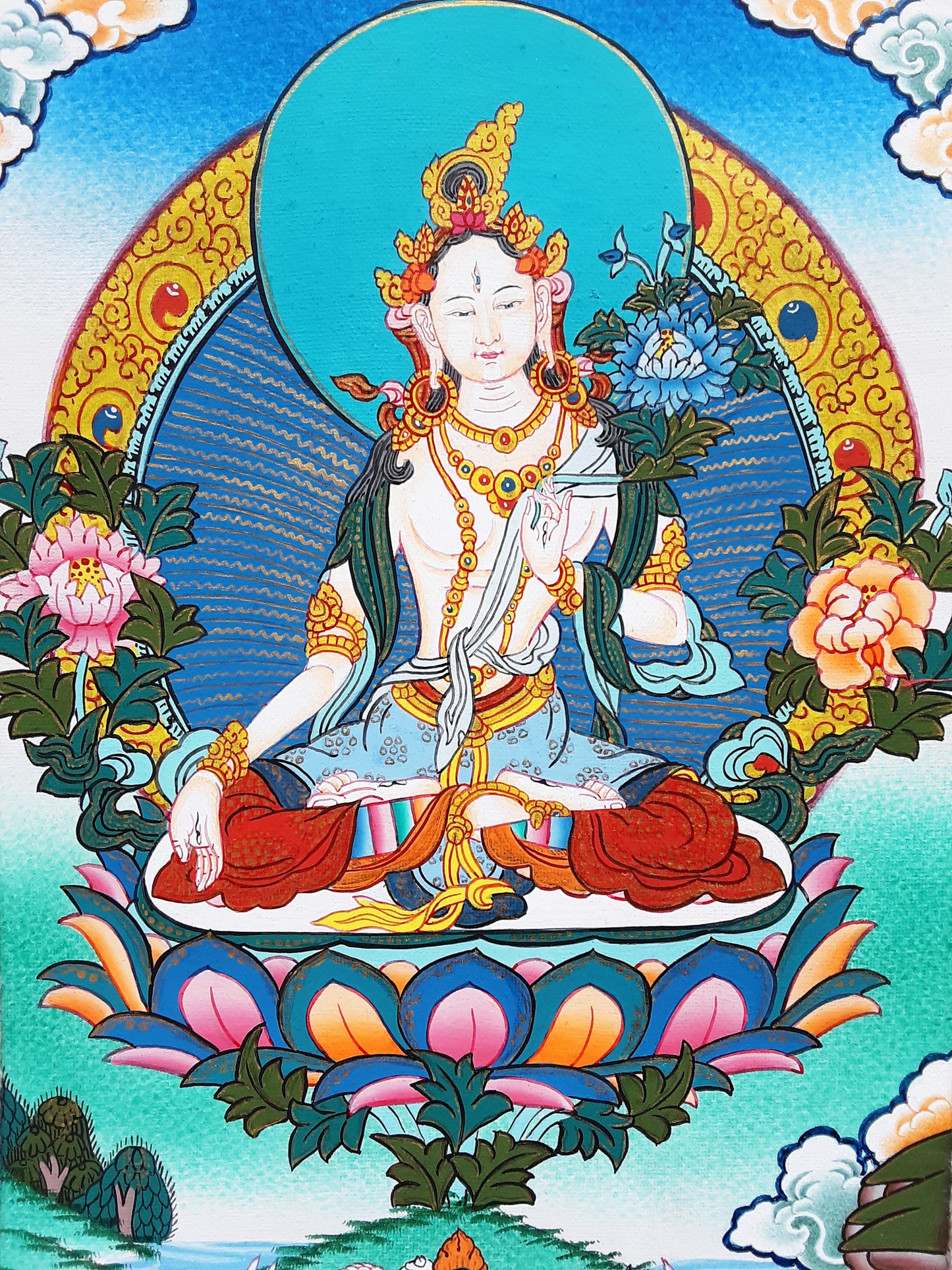 White Tara Thangka (SM)