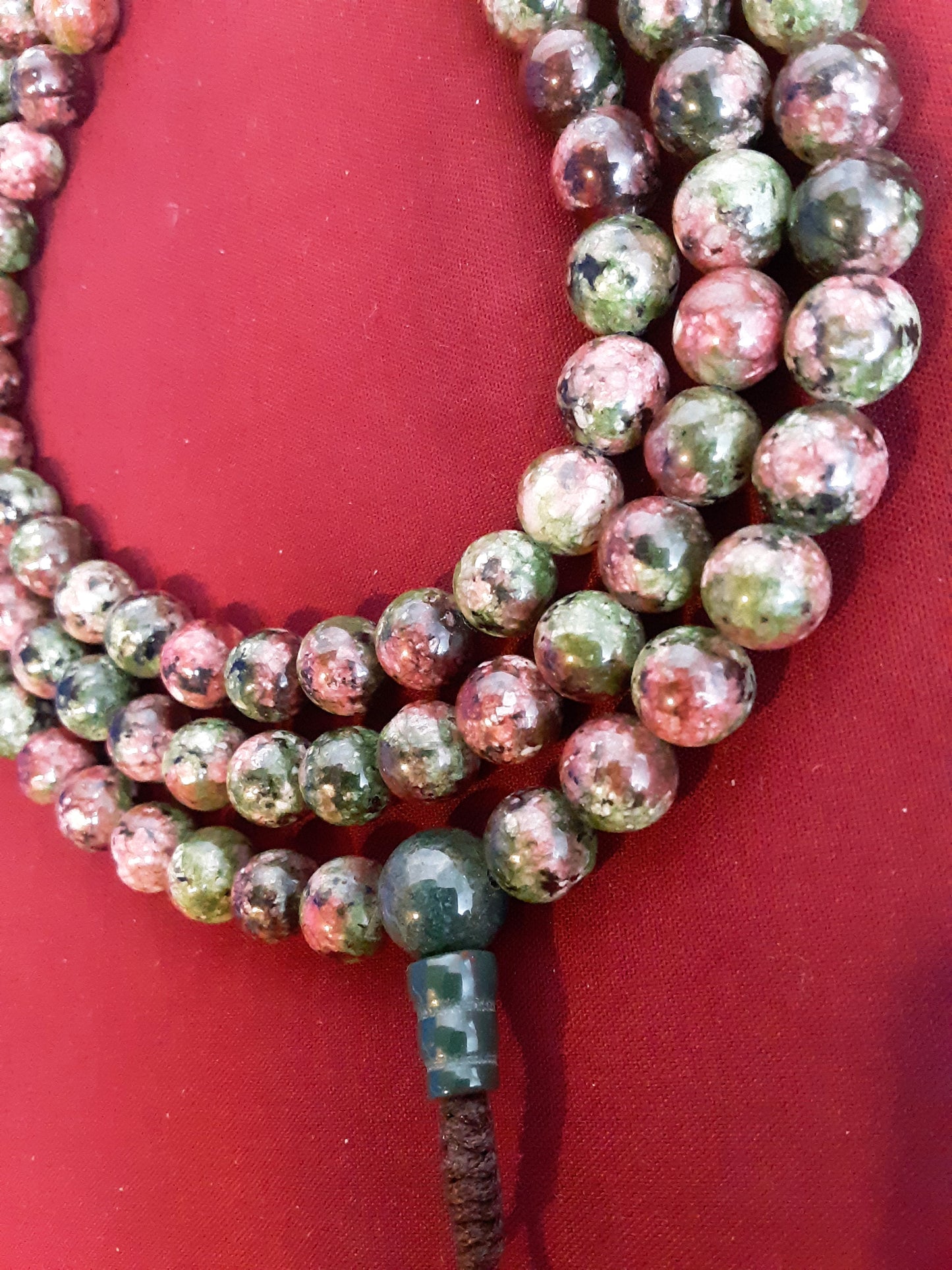 Mala, Unakite 8mm