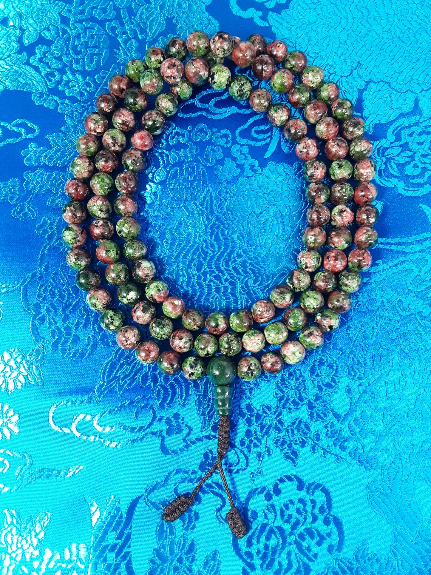 Mala, Unakite 8mm