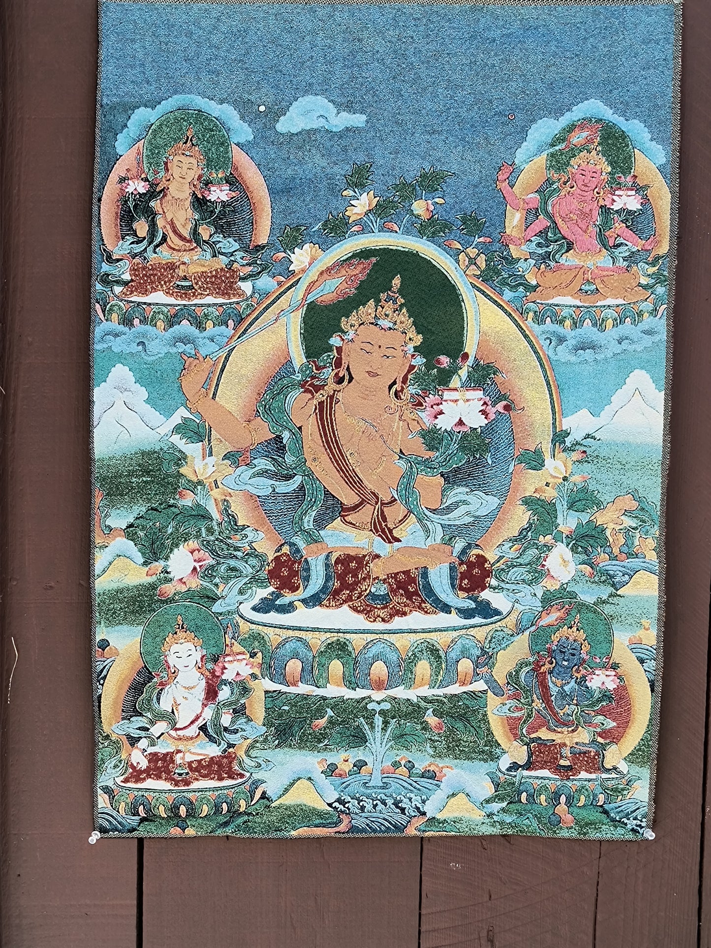 Manjushri Woven Wall Hanging