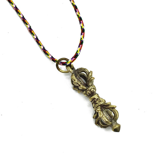 Dorje Pendant - Yellow Metal