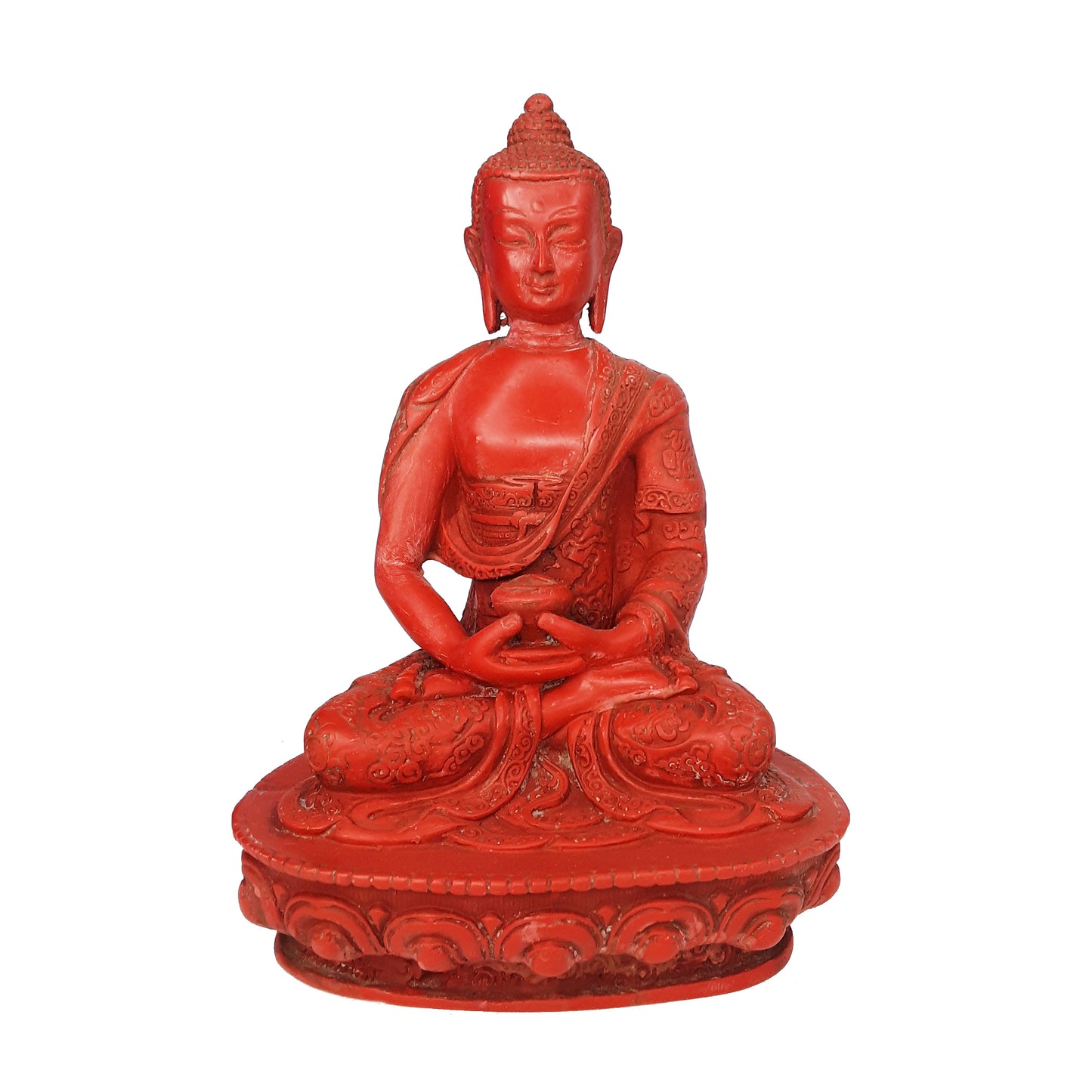 Amitabha Statue Resin 7.75"