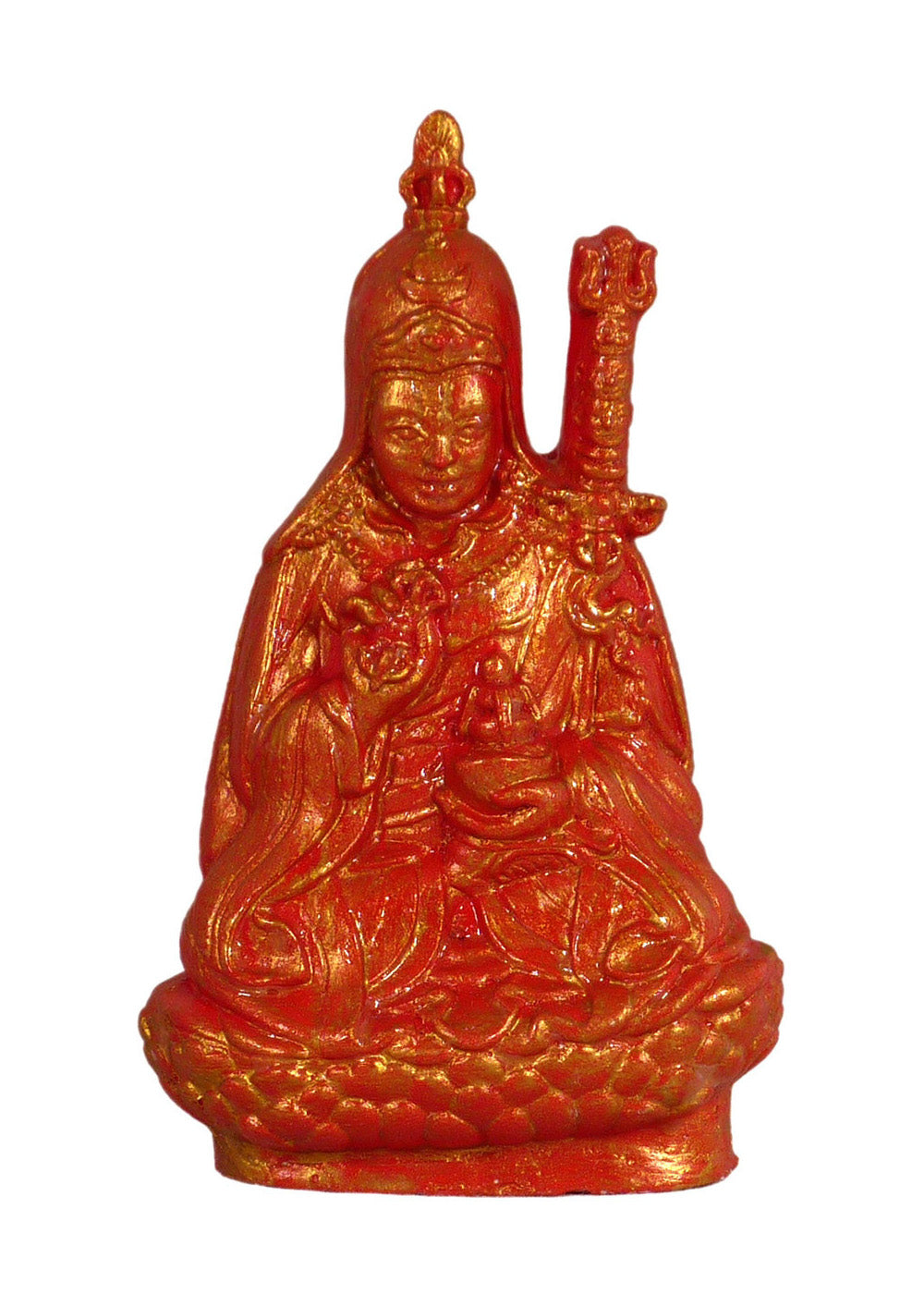 Red and Golden Guru Rinpoche Tsa Tsa