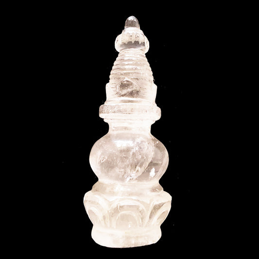 Himalayan Quartz Stupa 4.25"