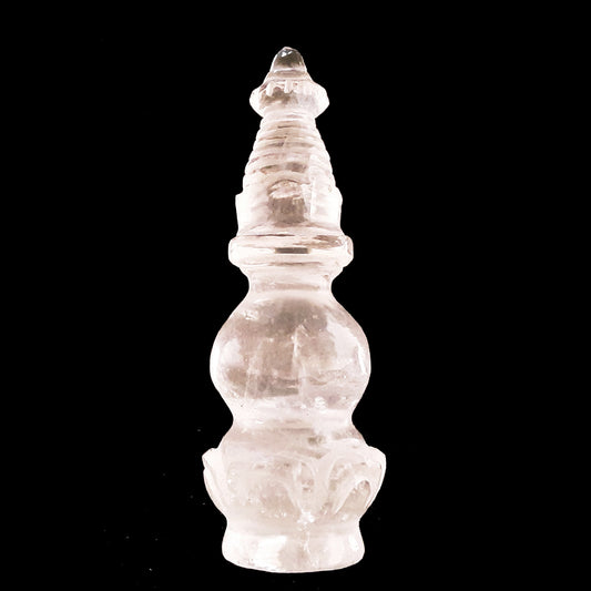 Himalayan Quartz Stupa 3.35"