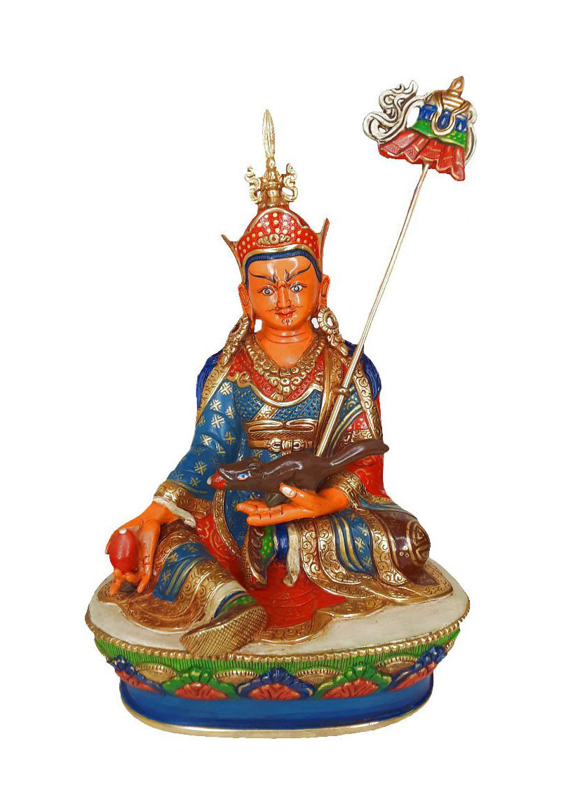 Orgyen Khandro Norlha Painted Statue, 8.75"